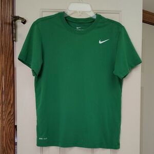 Nike Men's Short Sleeve Green Tee